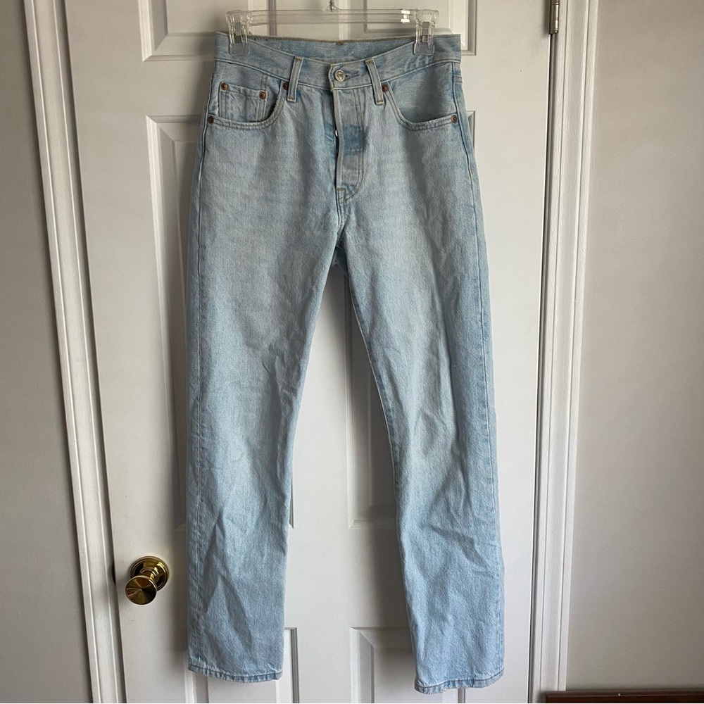 Levi 501 Light Was Jeans W25L30